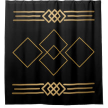 Svart och Guld Geometric