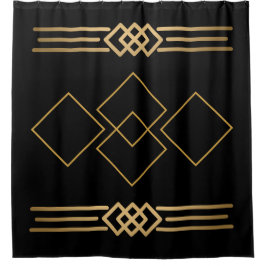 Svart och Guld Geometric