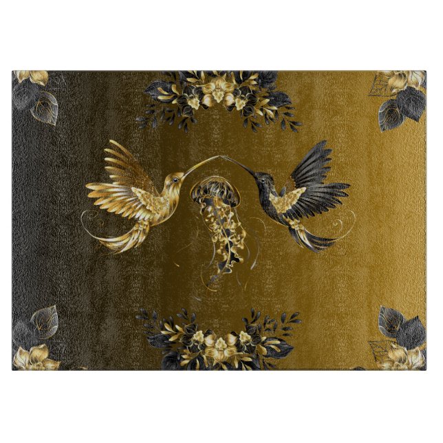 Svart och Guld-grafik, Lux Abstract Design (Framsidan)