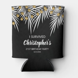 Svart och Guld Handflatan födelsedag