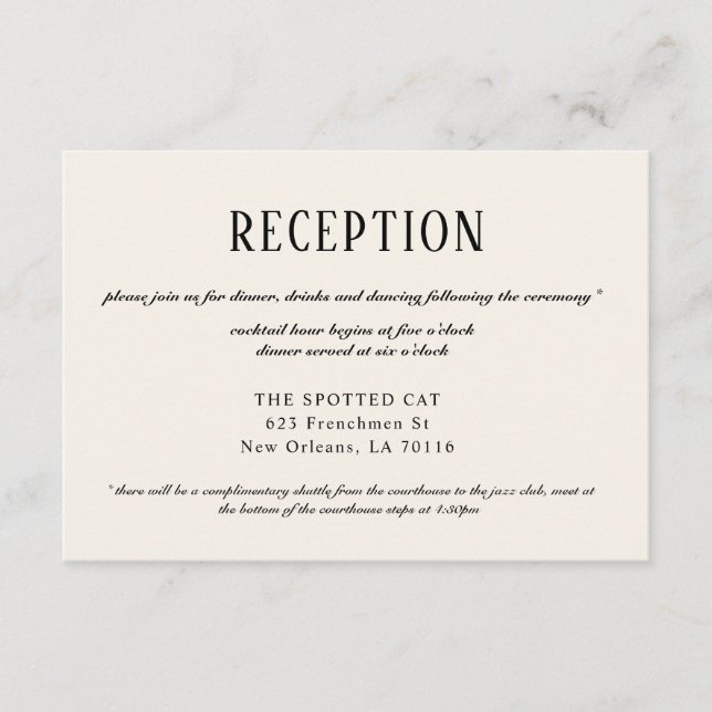 Svart och Guld-kontrollpanel Gräns Bröllop Tilläggskort (Framsida)