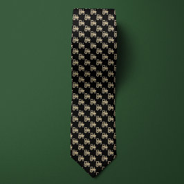 Svart och Guld, lantbrukare, traktor Slips