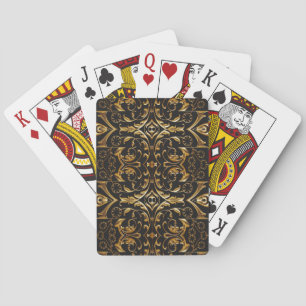 Svart och Guld lyxdepåkort Casinokort