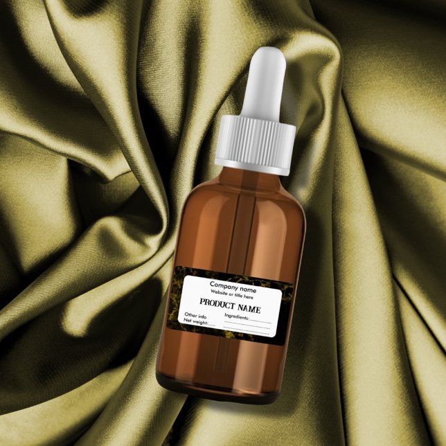 Svart och guld marmor fraktsedel (Skapare uppladdad)