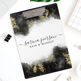 Svart och Guld, modern konst i flytande vattenfärg