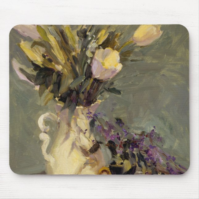 Svart och guld musmatta (Framsidan)