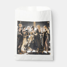 Svart och guld, Rik lyx, Moulin rouge stil