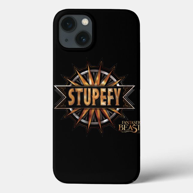 Svart och Guld Stupefy Spell Graphic (Baksida)
