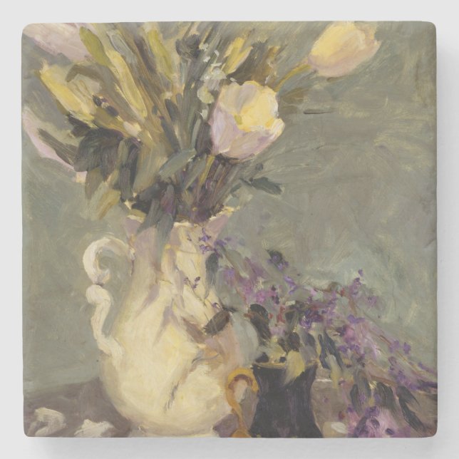 Svart och guld underlägg sten (Framsidan)