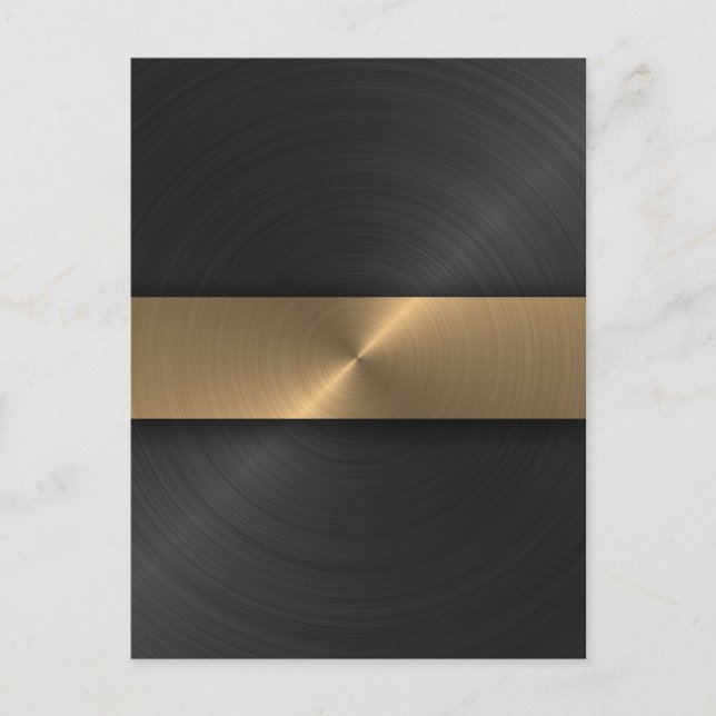 Svart och Guld Vykort (Framsida)
