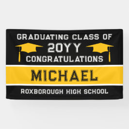 Svart och Gult Guld School Färg Studenten