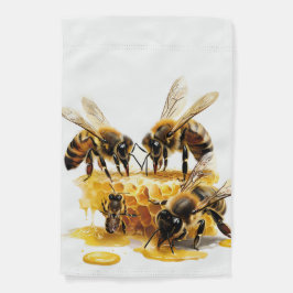 SVART OCH GULT HONEYBEOR MED HONEYCOMB