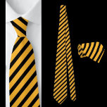 Svart och Gult, kantad Abstrakt Mönster Neck Tie Slips<br><div class="desc">Svart och Gult,  kantad Abstrakt Mönster Neck Tie.</div>