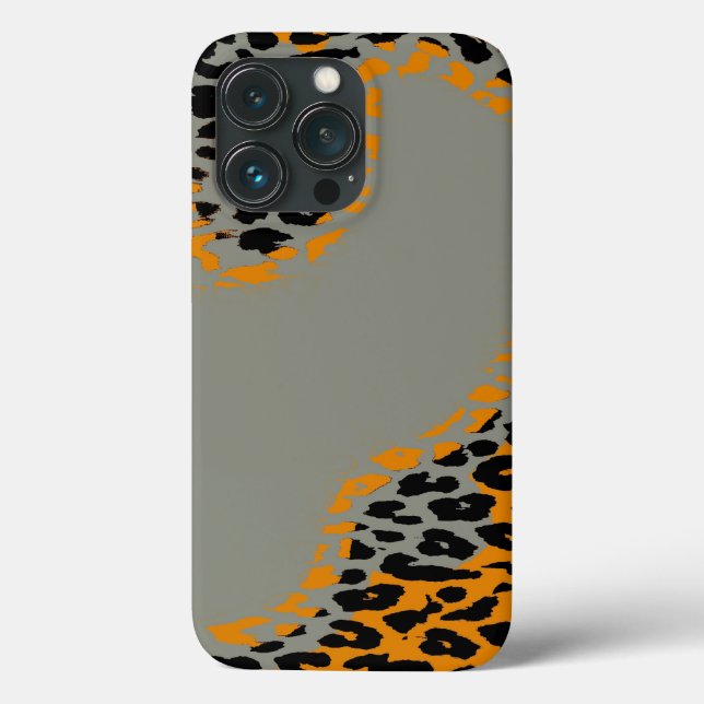 Svart och gult leopard print (Baksida)