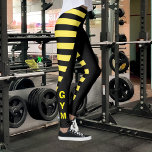 Svart och Gult Rand Leggings<br><div class="desc">Bälten "Black and Gult Rand" har fet stil och växlar rand av svart och gult som skapar ett slående och öga-fångande mönster. Färger med hög kontrast gör att dessa perfekter gör det möjligt att lägga till en propp av färg till vilken utrustning som helst, medan det bräckliga, bekväma tyget säkerställer...</div>