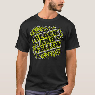 Svart och gult -- T-tröja T Shirt