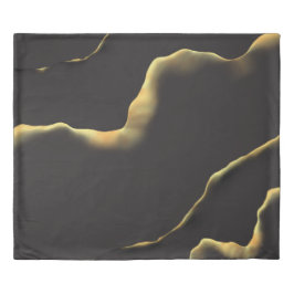 Svart och gyllene 💡 Modern Abstrakt Inky Oil