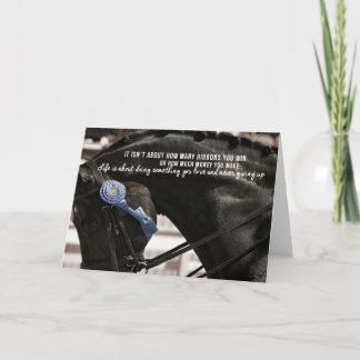 SVART OCH HÄLSNINGKORT för BLÅTT 5x7 Kort