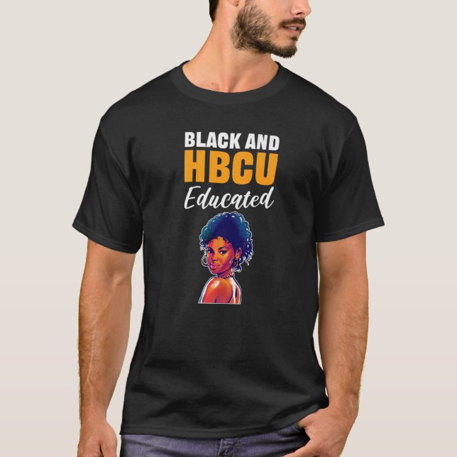 Svart och HBCU-historiskt utbildad historisk samli T Shirt (Framsida)