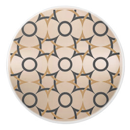 Svart och Khaki Diamond Shape Ceramic Knob/Drag Knopp