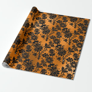 Svart och kopparfilter för Vintage Presentpapper