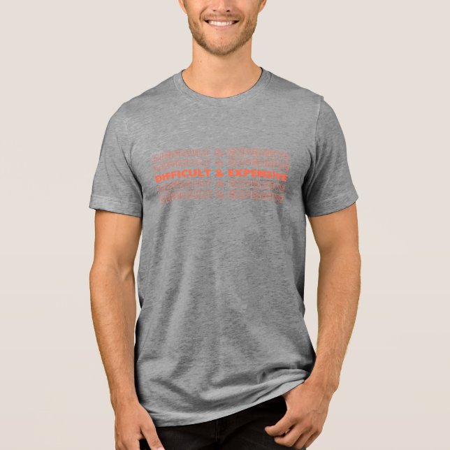 SVÅRT OCH KOSTNADSFRITT SKICK T SHIRT (Framsida)