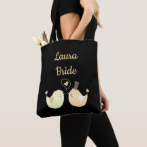 Svart och krämfärgad söt brud