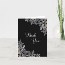 Svart och lätt Grått Crystal Snowflake