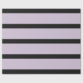Svart och lätt Lila Rand Presentpapper