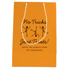 Svart och Orange Hand plockade Skeleton Halloween