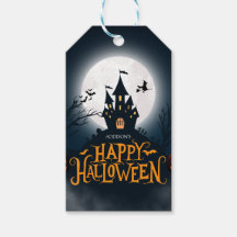Svart och Orange Illustrative Happy halloween