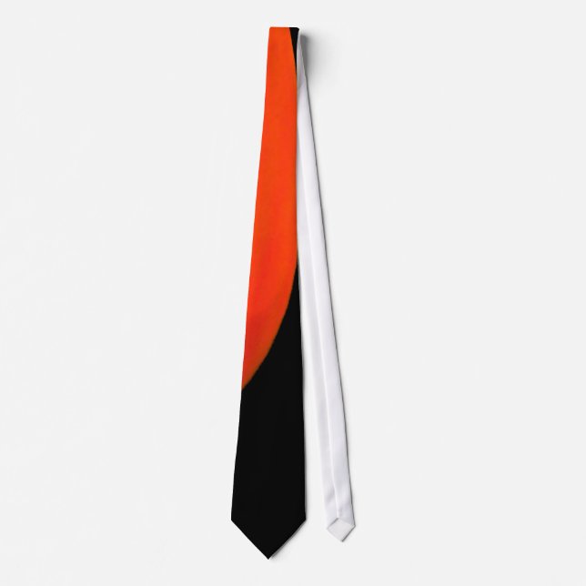 Svart och orange slips (Framsida)