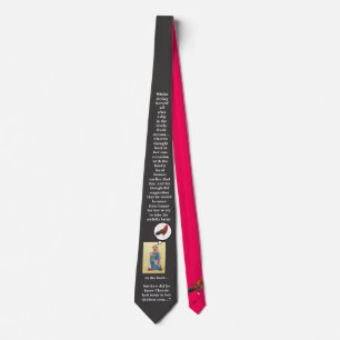 Svart och Red Funny Rude Naughty Joke Manar Tie Slips
