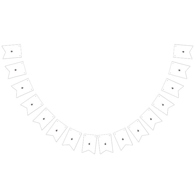 Svart och röd Blommar | Minimalistisk Blommigt Art Vimplar (Alla)