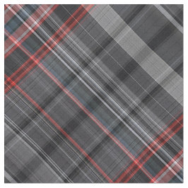 Svart och röd pläd tyg