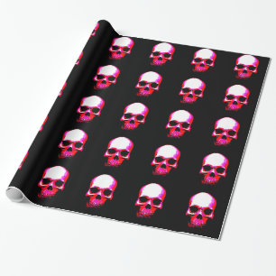 Svart och Röd skal - Papper julomformning Presentpapper