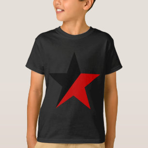 Svart och röd stjärnaAnarcho-Syndicalism anarkis Tee Shirt