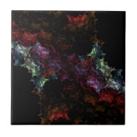Svart och röda fractals
