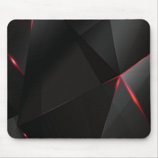 Svart och röda Mousepad Musmatta