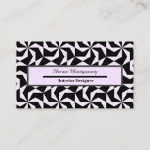 Svart och Rosa Abstrakt Geometric Hexagon