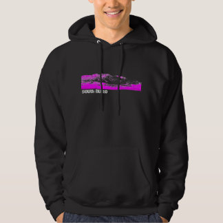 Svart och rosa bergHoodie för södra Butte Sweatshirt Med Luva