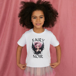 Svart och Rosa pastel Goth Birthday T Shirt