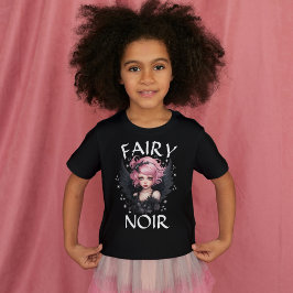 Svart och Rosa pastel Goth Birthday T Shirt