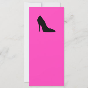 Svart och Rosa Pumps