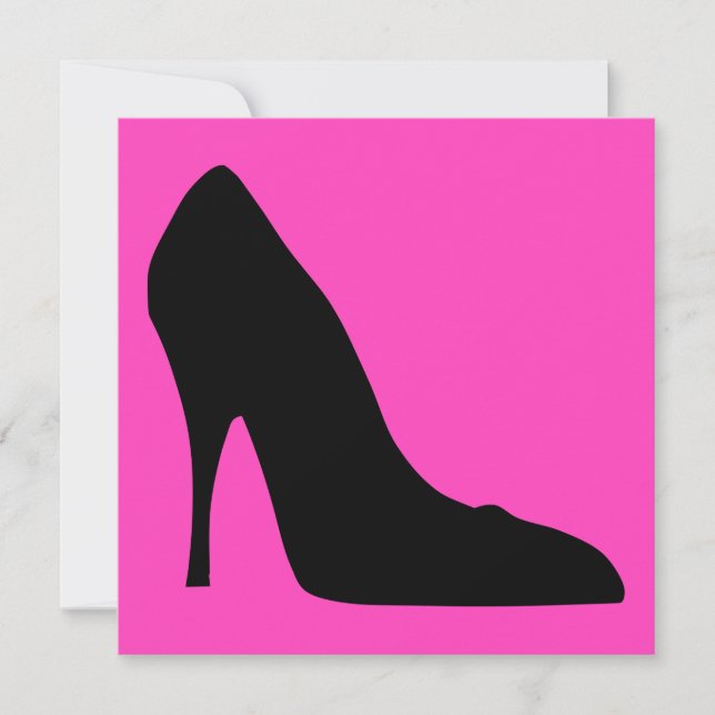 Svart och Rosa Pumps (Framsida)