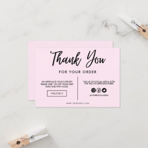 Svart och Rosa Tack för att du infogar media