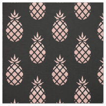 Svart och roséguld Ananastyg på rulle