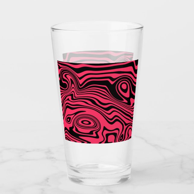 Svart och rött glas (Framsida)