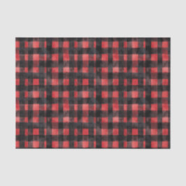 Svart och Rött vattenfärgsmönster