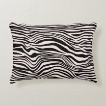 Svart och  Sand Zebra tryck